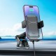 Автомобільний тримач із бездротовою зарядкою Hoco HW9 Climber smart wireless charging car holder 15W Black