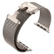 Ремінець Titanium Milanese Loop для ремінця Apple Watch 42mm / 44mm / 45mm / 49mm Natural Titanium