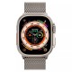 Ремінець Titanium Milanese Loop для ремінця Apple Watch 42mm / 44mm / 45mm / 49mm Natural Titanium