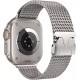 Ремінець Titanium Milanese Loop для ремінця Apple Watch 42mm / 44mm / 45mm / 49mm Silver