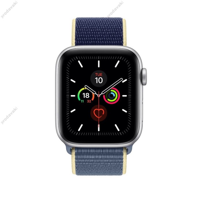 Ремінець для Apple Watch 38mm/40mm/41mm Nylon Sport Loop Alaskan Blue