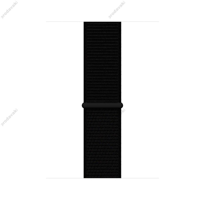 Ремінець для Apple Watch 38mm/40mm/41mm Nylon Sport Loop Black
