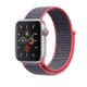 Ремінець для Apple Watch 38mm/40mm/41mm Nylon Sport Loop Black Coral