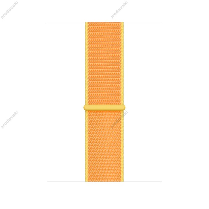Ремінець для Apple Watch 38mm/40mm/41mm Nylon Sport Loop Canary Yellow