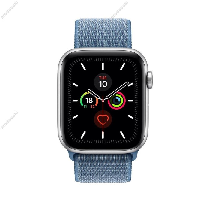 Ремінець для Apple Watch 38mm/40mm/41mm Nylon Sport Loop Cape Cod Blue