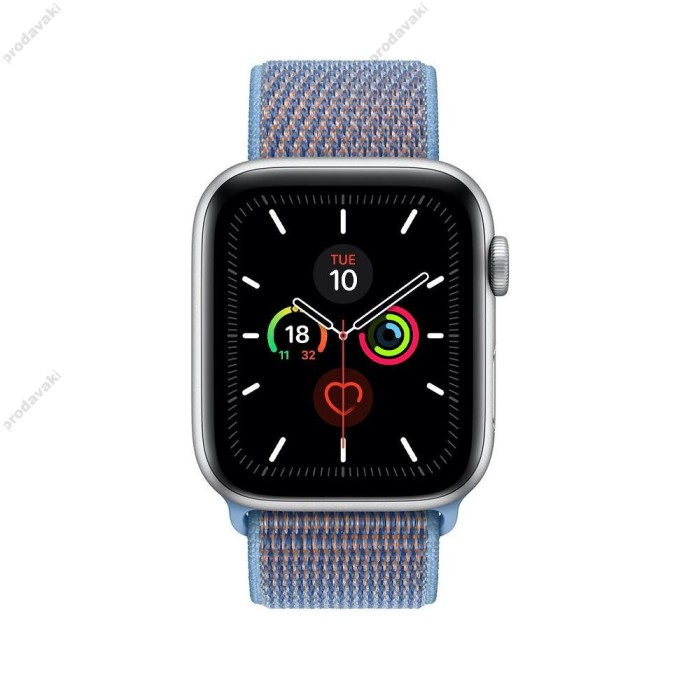 Ремінець для Apple Watch 38mm/40mm/41mm Nylon Sport Loop Cerulean