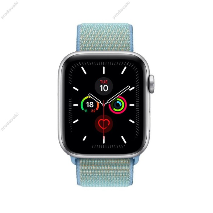 Ремінець для Apple Watch 38mm/40mm/41mm Nylon Sport Loop Cornflower