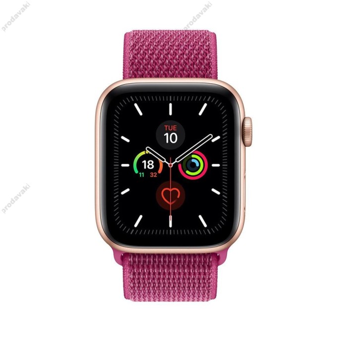Ремінець для Apple Watch 38mm/40mm/41mm Nylon Sport Loop Dragon Fruit