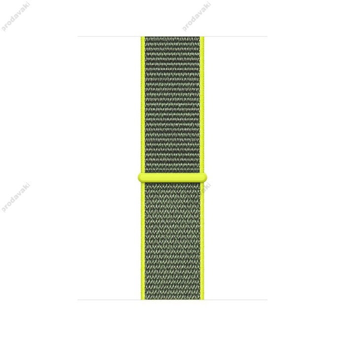 Ремінець для Apple Watch 38mm/40mm/41mm Nylon Sport Loop Flash Olive