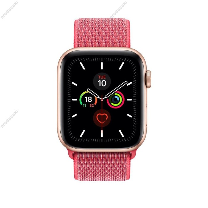 Ремінець для Apple Watch 38mm/40mm/41mm Nylon Sport Loop Hibiscus