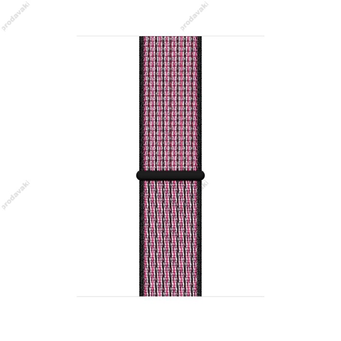 Ремінець для Apple Watch 38mm/40mm/41mm Nylon Sport Loop Indigo pink