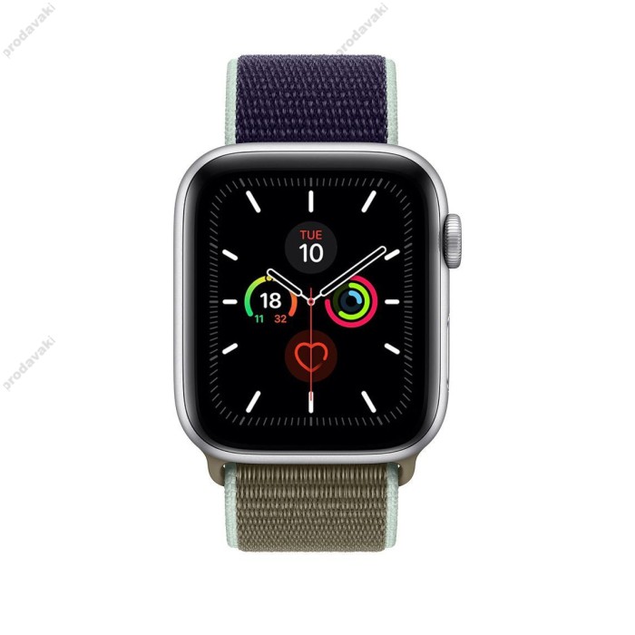 Ремінець для Apple Watch 38mm/40mm/41mm Nylon Sport Loop Khaki
