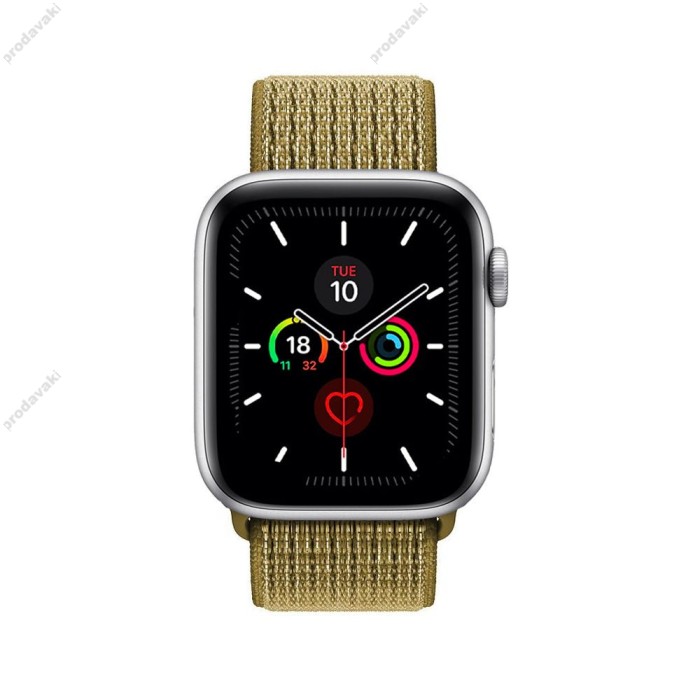 Ремінець для Apple Watch 38mm/40mm/41mm Nylon Sport Loop Olive Green