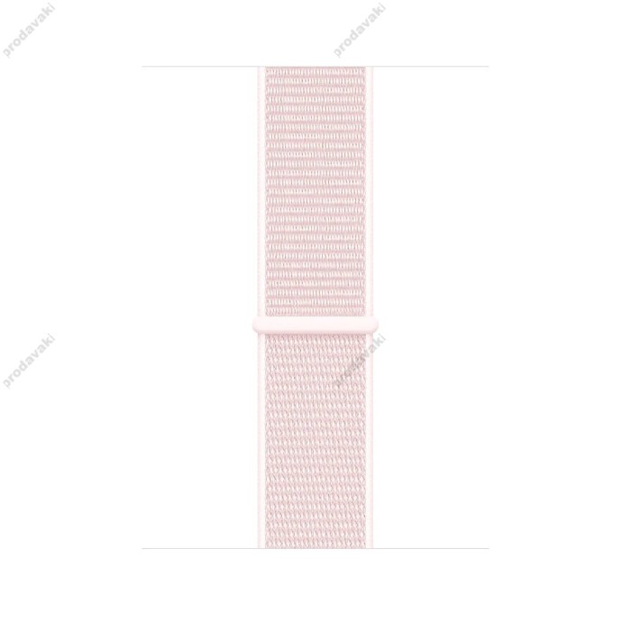 Ремінець для Apple Watch 38mm/40mm/41mm Nylon Sport Loop Pearl Pink