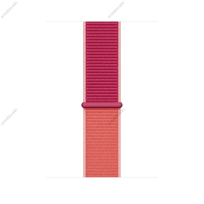 Ремінець для Apple Watch 38mm/40mm/41mm Nylon Sport Loop Pomegranate