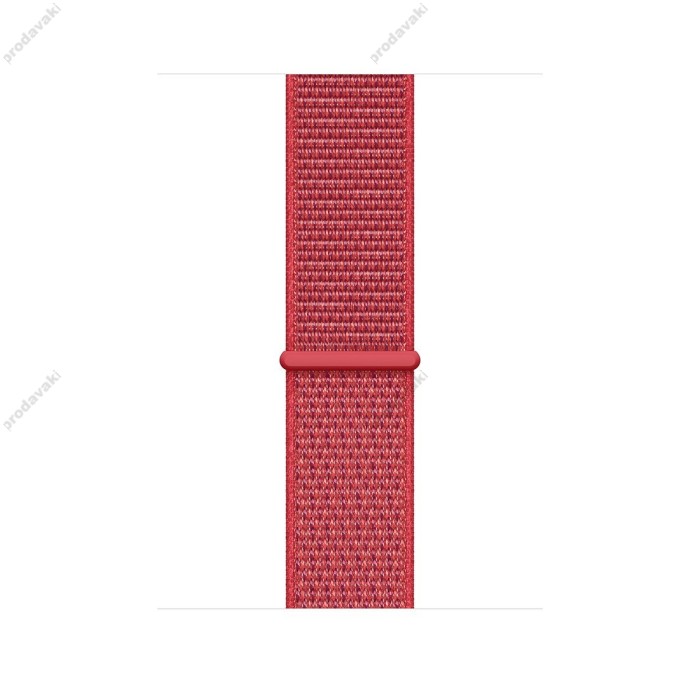Ремінець для Apple Watch 38mm/40mm/41mm Nylon Sport Loop Red