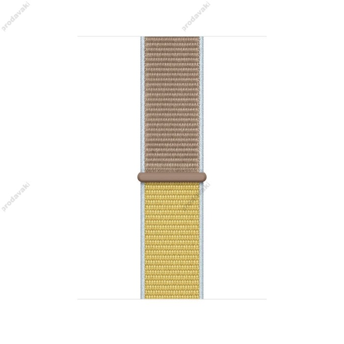 Ремінець для Apple Watch 38mm/40mm/41mm Nylon Sport Loop Сamel