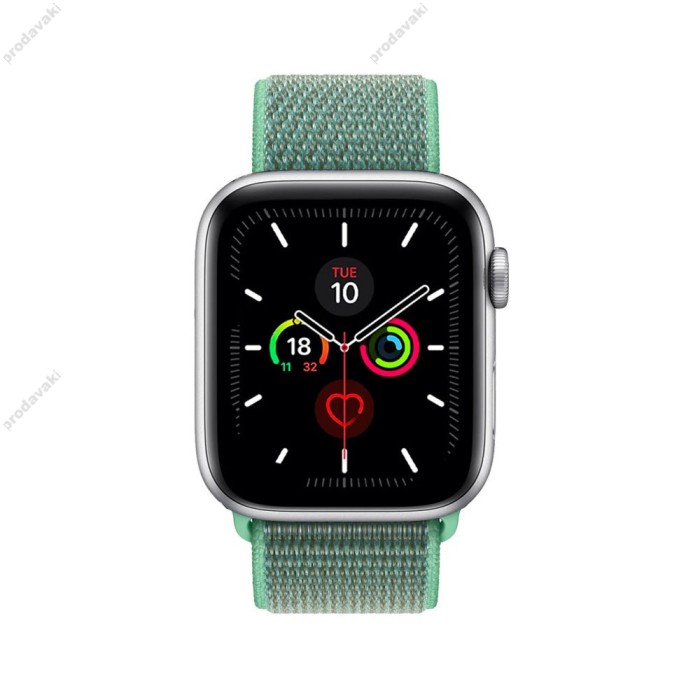 Ремінець для Apple Watch 38mm/40mm/41mm Nylon Sport Loop Spearmint
