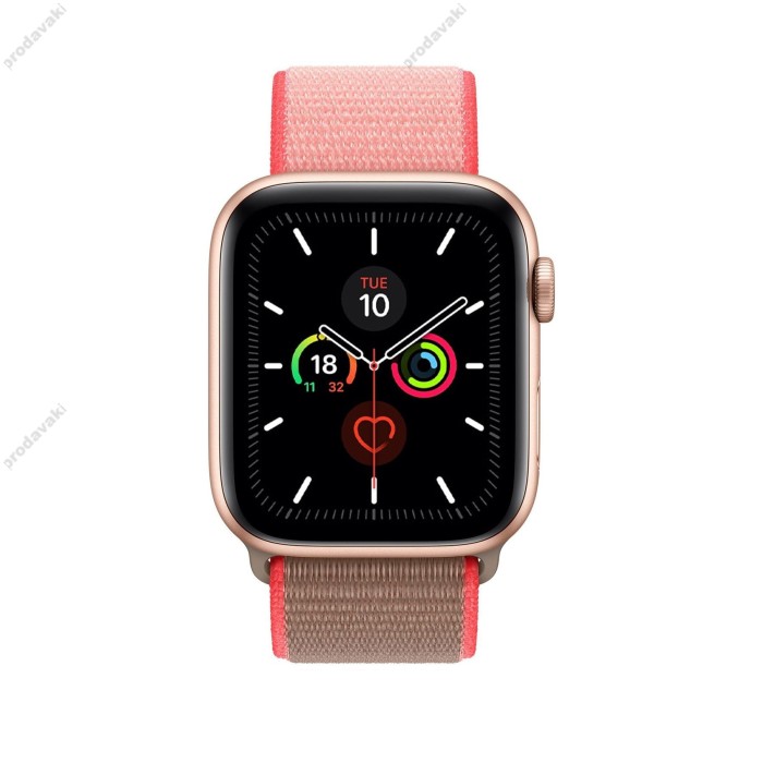 Ремінець для Apple Watch 38/40/41 mm Nylon Sport Loop neon pink