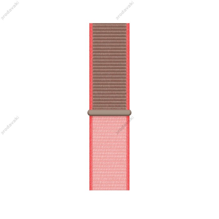 Ремінець для Apple Watch 38/40/41 mm Nylon Sport Loop neon pink
