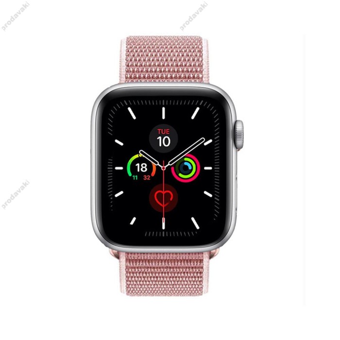 Ремінець для Apple Watch 38mm/40mm/41mm Nylon Sport Loop Champagne