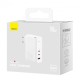 Мережевий зарядний пристрій Baseus GaN5 Pro Fast Charger 2C+U Type-C cable 140W White CCGP100202