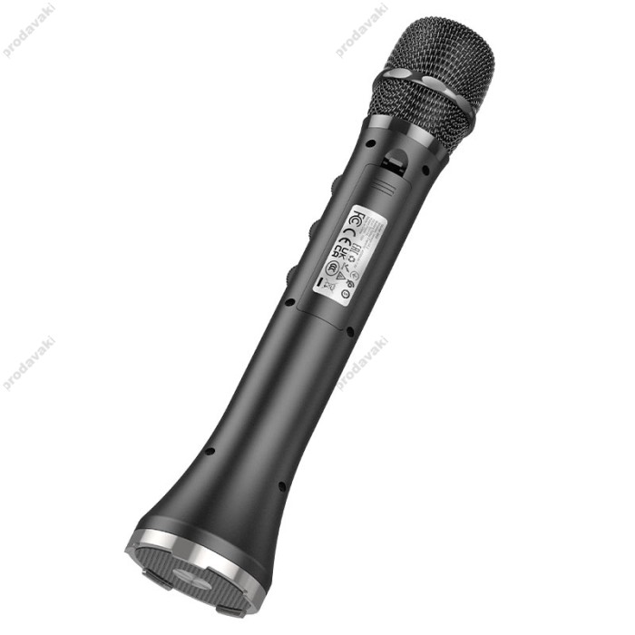 Портативна колонка-мікрофон HOCO BK9 Singing karaoke microphone BT 4.2 Black