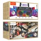 Портативна колонка Bluetooth HOCO BS54 Party wireless dual mic outdoor BT speaker 30W Чорна