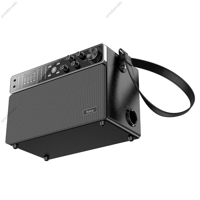 Портативна колонка Bluetooth HOCO BS50 Chanter wireless double mic karaoke speaker 120W Чорна