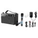 Портативна колонка Bluetooth HOCO BS50 Chanter wireless double mic karaoke speaker 120W Чорна