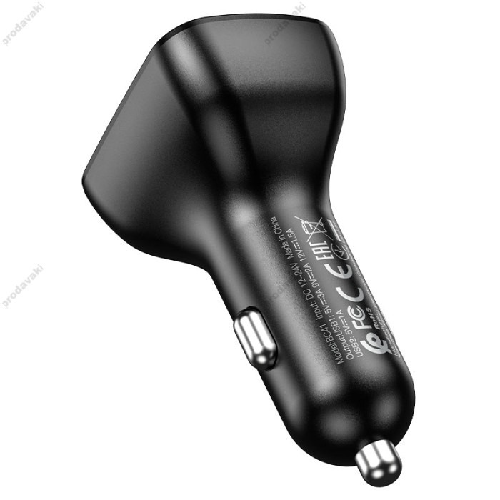 FM - трансмітер BOROFONE BC41 Eminency QC3.0 Black