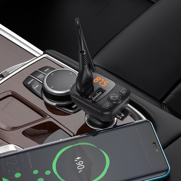 FM - трансмітер BOROFONE BC41 Eminency QC3.0 Black