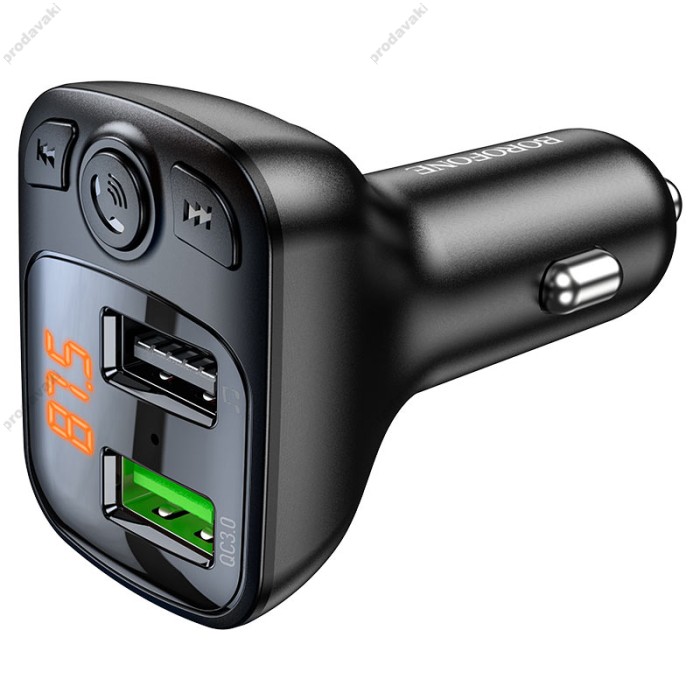 FM - трансмітер BOROFONE BC41 Eminency QC3.0 Black