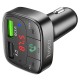 FM - трансмітер HOCO E59 Promise with Bluetooth 2USB 3.1A QC3.0 Black