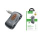 Автомобільний Bluetooth адаптер Hoco E73 Tour Car AUX BT Receiver BT5.0 Grey