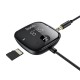 FM - трансмітер HOCO E65 Unity car BT FM transmitter BT5.0 FM AUX TF Black