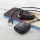 FM - трансмітер HOCO E65 Unity car BT FM transmitter BT5.0 FM AUX TF Black