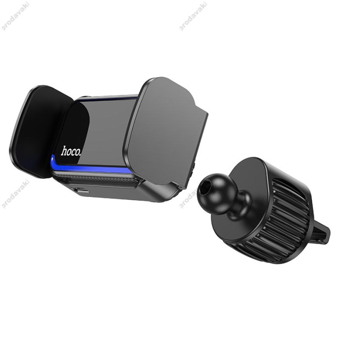 Автомобільний тримач Hoco CA201 Smart Sensing Electric Air Outlet Holder Black