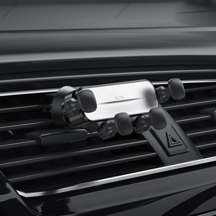 Автомобільний тримач Hoco CA102 Manner gravity linkage Car holder Black