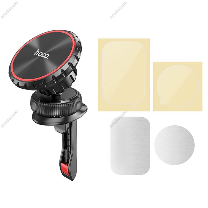 Автомобільний тримач Hoco CA97 City air outlet magnetic car holder Black