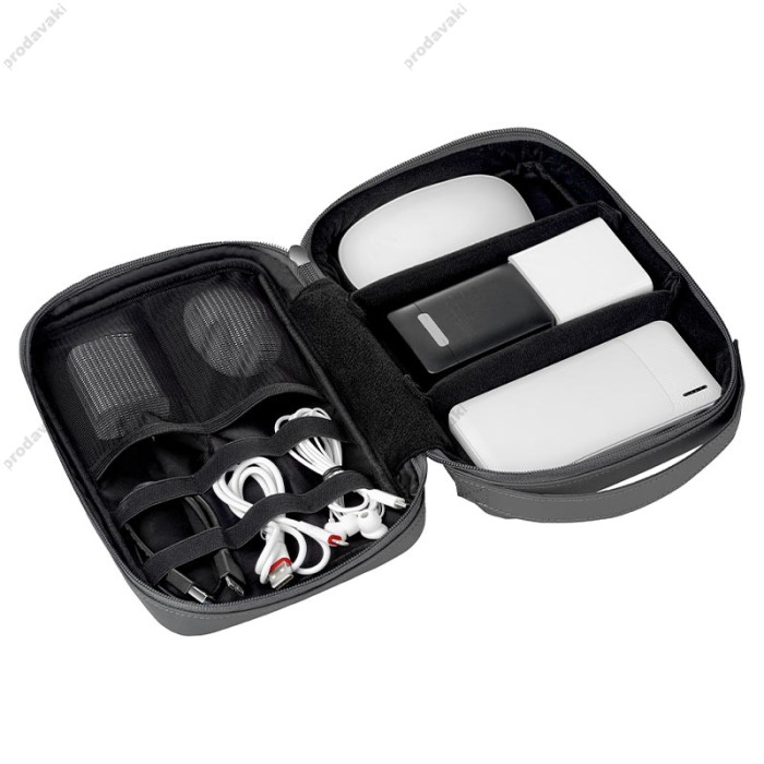 Сумка-органайзер для гаджетів HOCO GM106 Multifunctional digital storage bag Gray