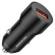Автомобільний зарядний пристрій BOROFONE BZ19A Wisdom QC3.0 18W Black
