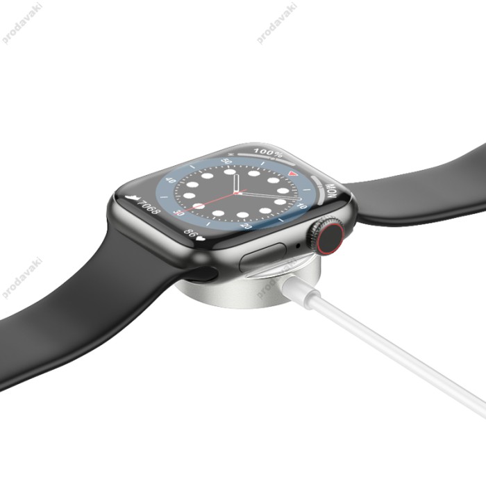 Зарядний пристрій для Apple Watch HOCO CW39 Ws charger for iWatch USB/5V/0,35A/1-8S Білий