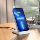 Беспровідний зарядний пристрій HOCO CW38 vertical wireless fast charger 15W Білий