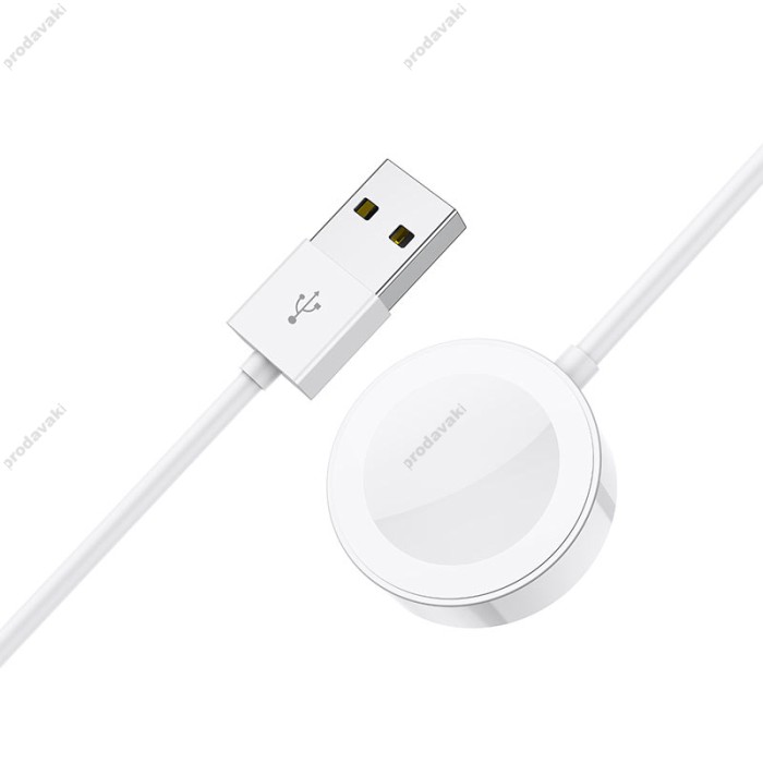 Безпровідний зарядний пристрій ЗУ BOROFONE BQ13 wireless charger for iWatch білий