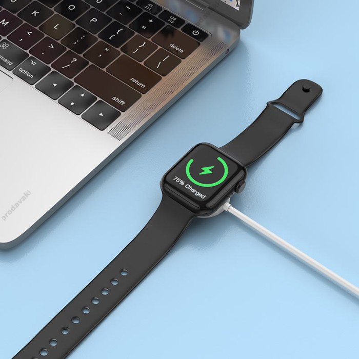 Безпровідний зарядний пристрій ЗУ BOROFONE BQ13 wireless charger for iWatch білий