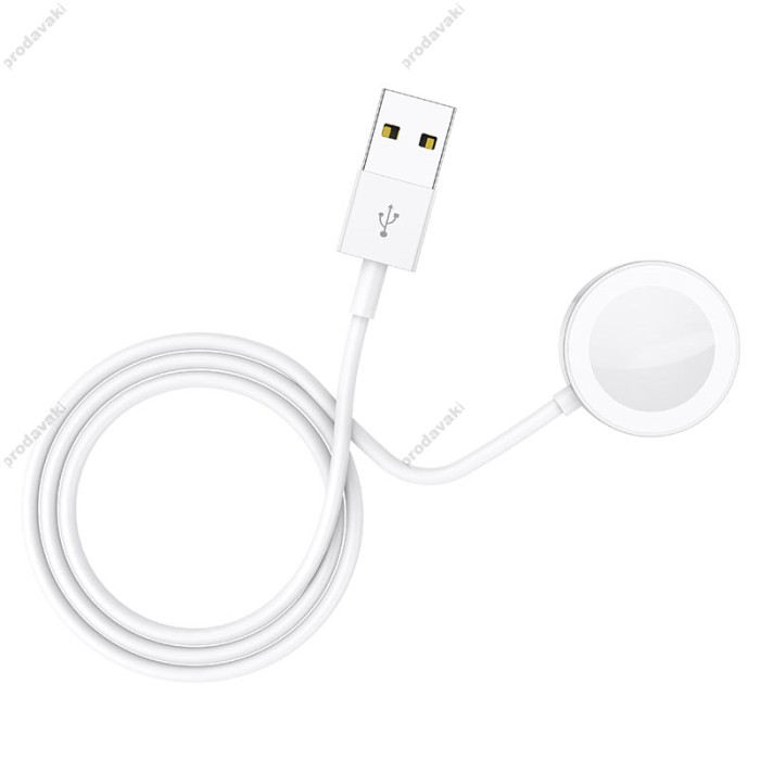 Безпровідний зарядний пристрій ЗУ BOROFONE BQ13 wireless charger for iWatch білий