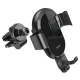Автомобільний тримач із бездротовою зарядкою Hoco CA105 Guide three-axis linkage wireless 15W Black
