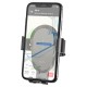 Автомобільний тримач із бездротовою зарядкою Hoco CA105 Guide three-axis linkage wireless 15W Black