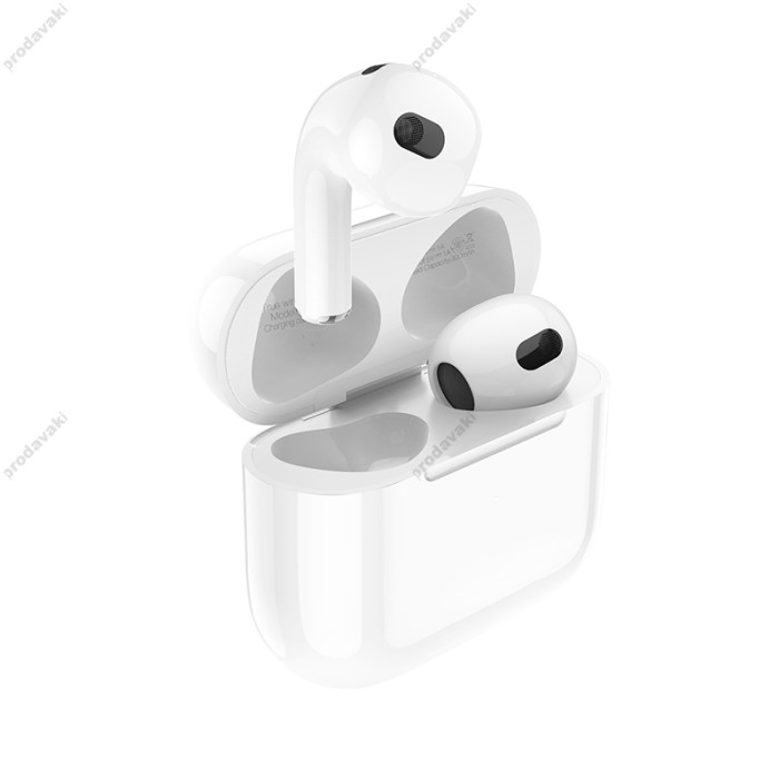 Бездротові Bluetooth навушники BOROFONE BW13 True wireless stereo headset BT 5.1 White
